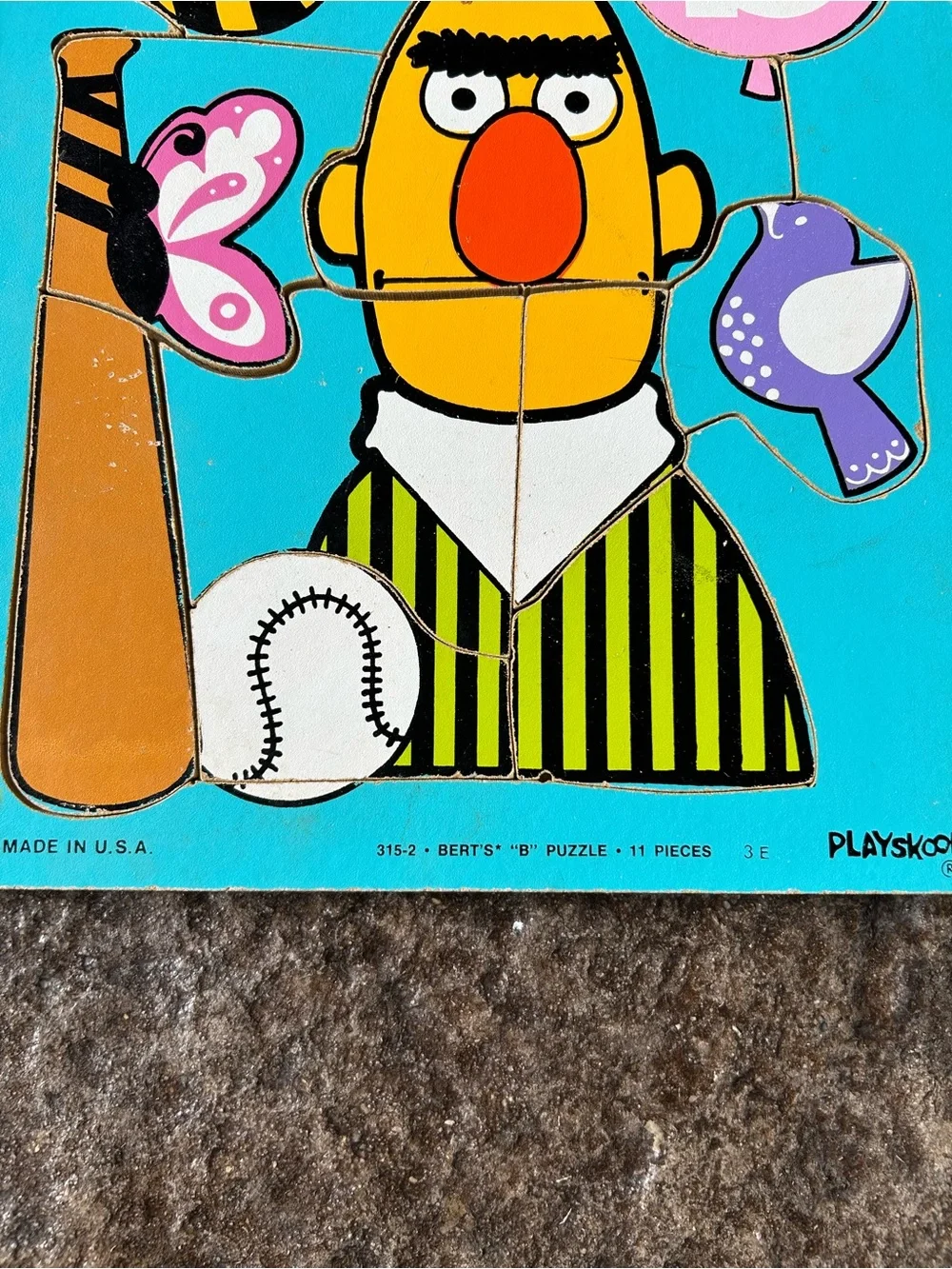 1970s vintage Sesame Street Disney board puzzles (lot of 3)